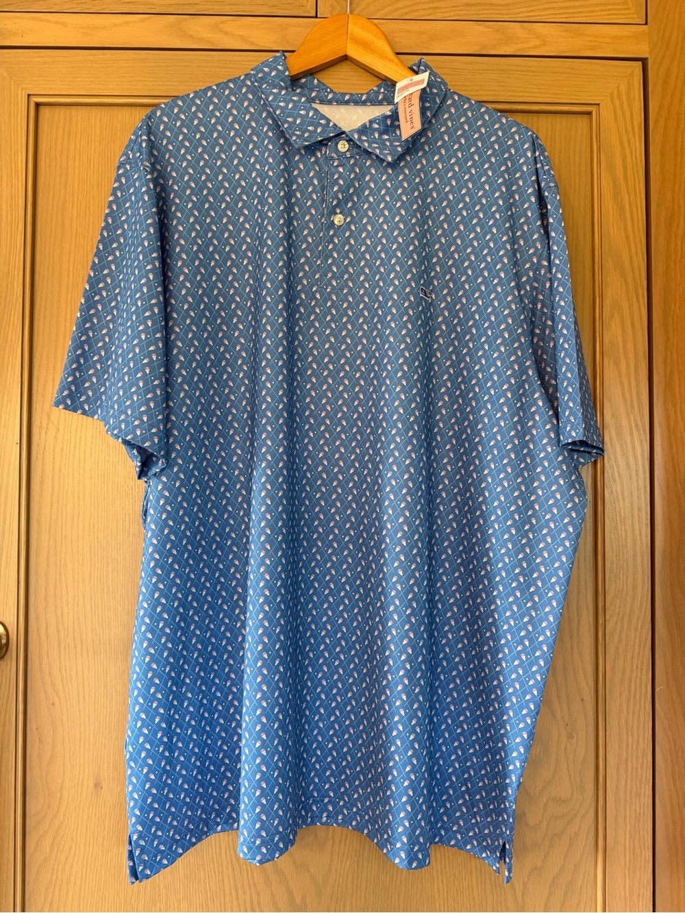 NWT Vineyard Vines Lacrosse Performance Extended Size Polo / XXL